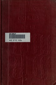Cover of edition miltonscomuswith00miltrich
