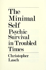 Cover of edition minimalselfpsych00lascrich