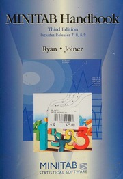 Cover of edition minitabhandbookb0000ryan
