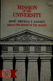 Cover of edition missionofuniver000orte