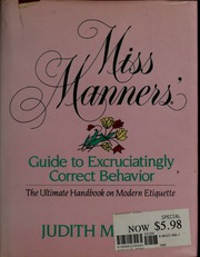 Cover of edition missmannersguide00mart_1