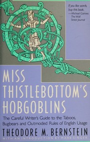 Cover of edition missthistlebotto0000bern