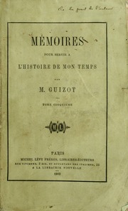 Cover of edition mmoirespourse05guiz