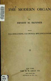 Cover of edition modernorganwithi00skin