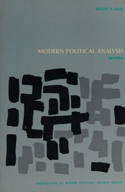 Cover of edition modernpoliticala0000dahl
