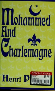 Cover of edition mohammedcharlema00henr