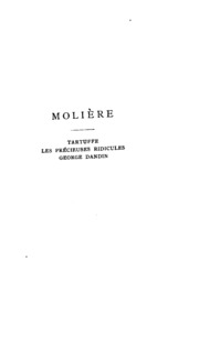Cover of edition molire00saingoog