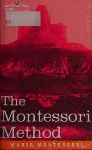 Cover of edition montessorimethod0000mont_y8w8