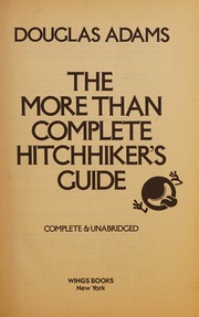 Cover of edition morethancomplete0000doug