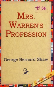 Cover of edition mrswarrensprofes0000shaw_l3m7