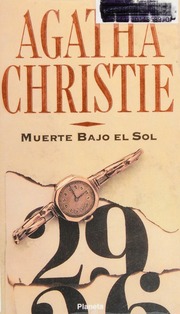 Cover of edition muertebajoelsol0000chri
