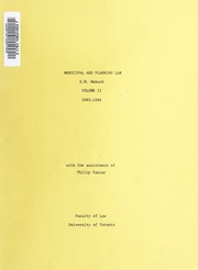 Cover of edition municipalplannin02maku