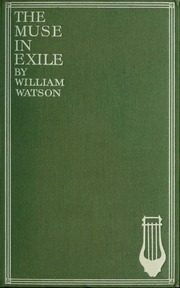Cover of edition museinexilepoems00wats