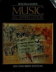 Cover of edition musicappreciati000kami