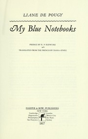 Cover of edition mybluenotebooks00poug