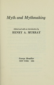 Cover of edition mythmythmaking00murr