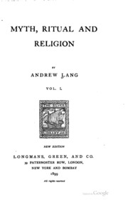 Cover of edition mythritualandre00unkngoog