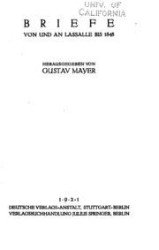 Cover of edition nachgelassenebr00mayegoog