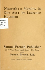 Cover of edition nazarethmorality00hous