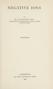 Cover of edition negativeions0000mass_i3t4