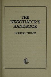 Cover of edition negotiatorshandb00geor