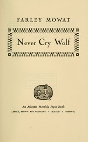 Cover of edition nevercrywolf00mowa