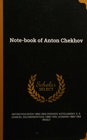 Cover of edition notebookofantonc0000sssa