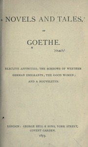 Cover of edition novelstales00goetrich