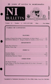 Numismatics International Bulletin, Vol. 32, No.12 (pg. 21)