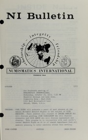 Numismatics International Bulletin, Vol. 6, No.10