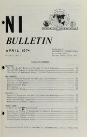 Numismatics International Bulletin, Vol. 8, No.4