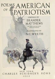 Cover of edition ofamericanp00mattpoemsrich