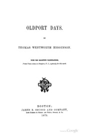 Cover of edition oldportdays00higggoog