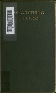 Cover of edition onanything00belluoft