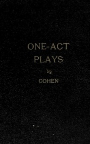 Cover of edition oneactplaysbymod0000cohe