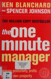 Cover of edition oneminutemanager0000blan_y4f0