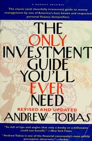 Cover of edition onlyinvestmentgu00tobi
