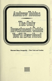 Cover of edition onlyinvestmentgu00tobirich