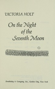 Cover of edition onnightofsevent00holt