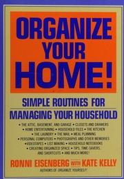 Cover of edition organizeyourhome0000eise