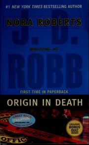 Cover of edition originindeath00robb