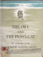 Cover of edition owlpussycat00lear_3