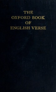 Cover of edition oxfordbookofenl00quil