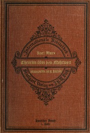 Cover of edition p1theorienberden02marxuoft