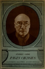 Cover of edition pageschoisies00gide