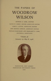 Cover of edition papersofwoodroww0036unse