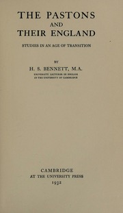 Cover of edition pastonstheirengl02edunse