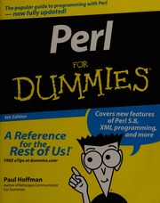 Cover of edition perlfordummies0000hoff