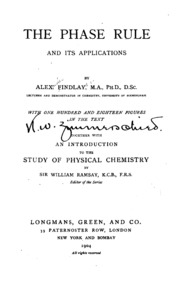 Cover of edition phaseruleandits00findgoog