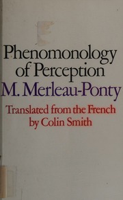 Cover of edition phenomenologyofp0000merl_e6m9